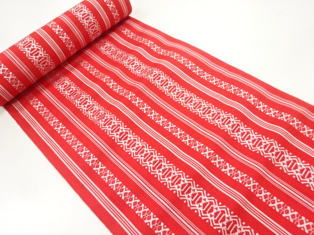 JAPANESE KIMONO / ANTIQUE BOLT FOR HASSUN OBI / HAKATA